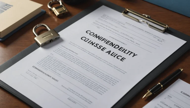 définition clause de confidentialité