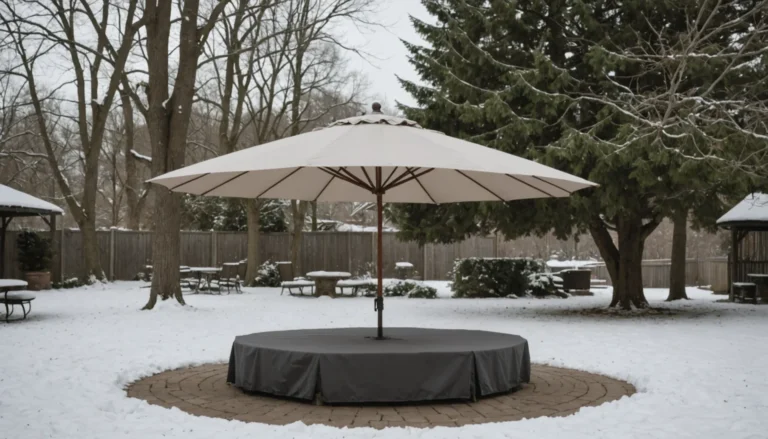 peut on laisser un parasol dehors