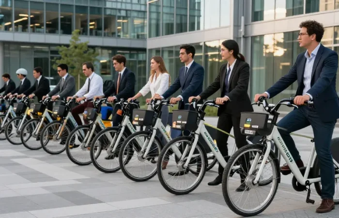 Flotte de vélos d'entreprise : Le levier incontournable pour une mobilité durable et attractive